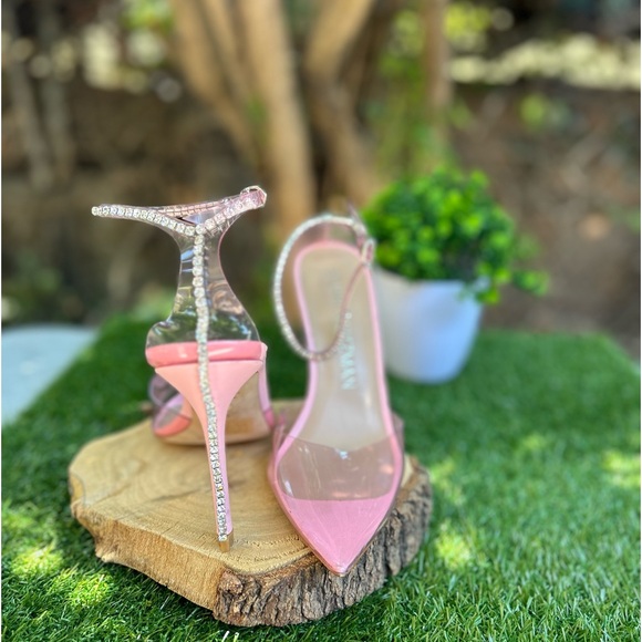 Stuart Weitzman
Glam 100 Strap Pumps Color: Pink/Clear size 6 - Picture 6 of 16